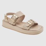 Σανδάλια Flatforms Μπεζ