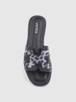 Flat Σανδάλια Grey Leopard - Image 3