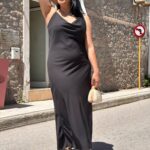 Φόρεμα Lingerie μαύρο