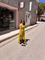 Φόρεμα Lingerie λάιμ - Image 3