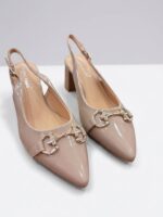 Γόβες Slingback Μπεζ - Image 3