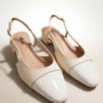 Γοβάκια Slingback Λευκό