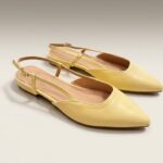 Slingback Κίτρινο