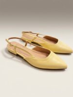 Slingback Κίτρινο