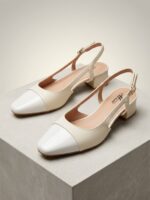 Γοβάκια Slingback Λευκό - Image 2