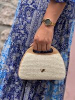 Clutch τσαντάκι πλεκτό