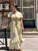 Φόρεμα Francesca κίτρινο - Image 2