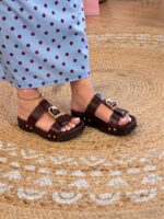 Σανδάλια Flatforms Σοκολά