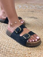 Σανδάλια Flatforms Μαύρα