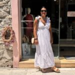 Φόρεμα Κιπούρ Λευκό