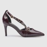 Slingback Vynil Μπορντό