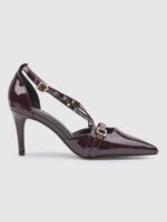 Slingback Vynil Μπορντό