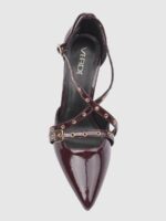 Slingback Vynil Μπορντό - Image 4