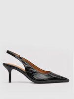 Slingbacks Μαύρα