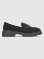 Loafers Σουέτ Μαύρα
