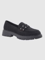 Loafers Σουέτ Μαύρα - Image 2