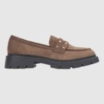 Loafers Σουέτ Χακί